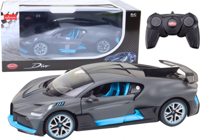 Auto RC sportsmodel Bugatti Divo med fjernbetjening og åbne døre 1:14