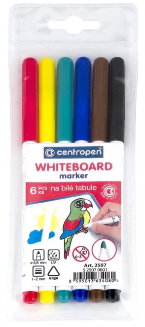 CENTROPEN Markører til whiteboards 6 stk