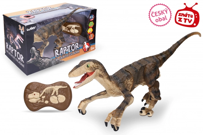 Raptor RC fjernstyret brun 45 cm