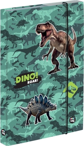 OXYBAG mappe til A4-hæfter jumbo dinosaur med elastik