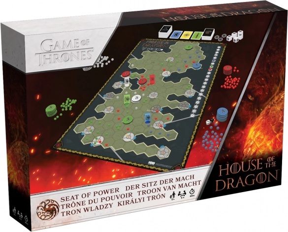 Jerntronen: strategisk brætspil HOUSE OF THE DRAGON (Cartamundi)