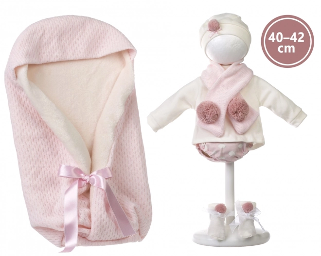 Llorens M738-62 tøj til dukke baby NEW BORN størrelse 40-42 cm