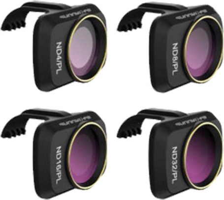 Sæt med 4 ND-PL 4/8/16/32 filtre til DJI Mini 2 / Mini 2 SE fra Sunnylife