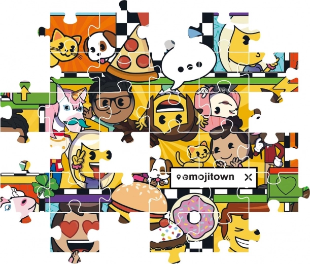 Legende motiv fyldt med Emoji