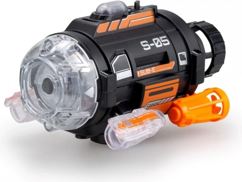 LED-lys og foderbeholder til fisk