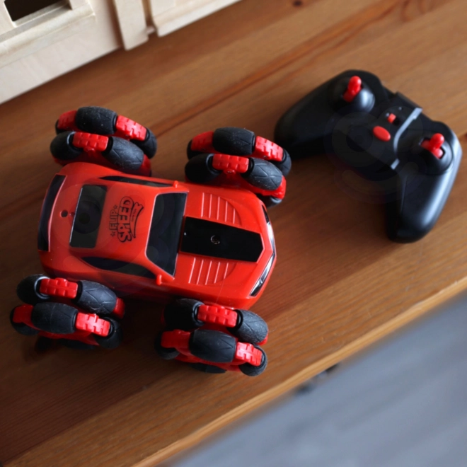 Woopie Sjovt RC bil med akrobatik 360° med fjernbetjening 2,4 GHz