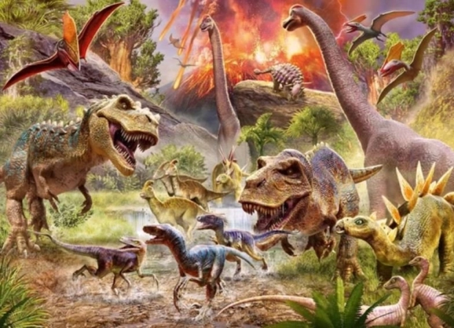 Ravensburger dinosaur-puslespil 60 brikker
