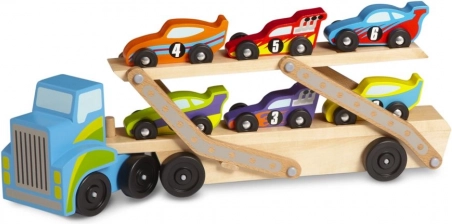 Trævogn til biltransport