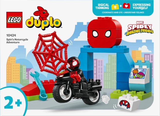 LEGO DUPLO Spidey og eventyr på motorcykel