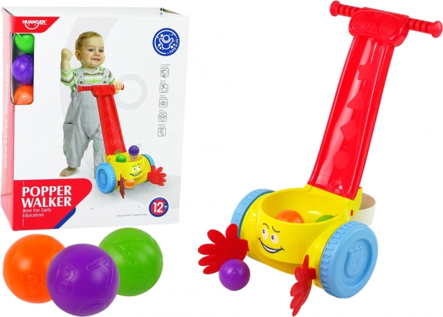 Skubbende boldopsamler til børn