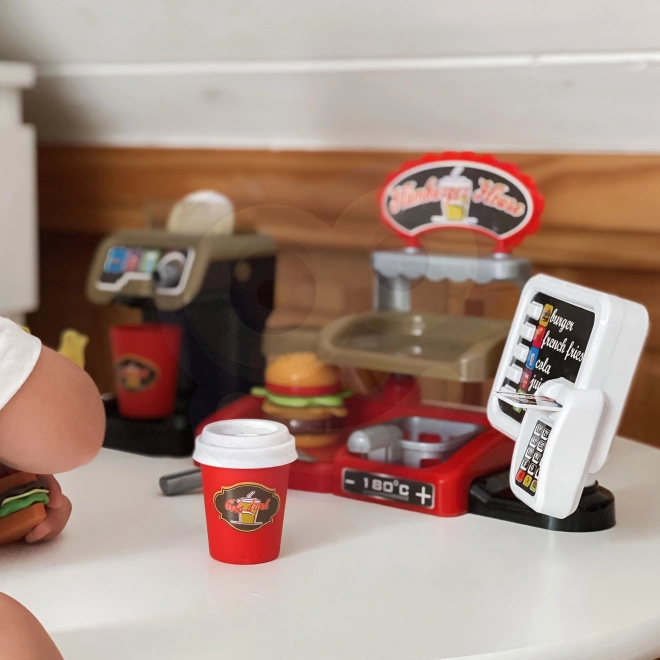 Fast Food XXL med kasseapparat og dispenser fra WOOPIE