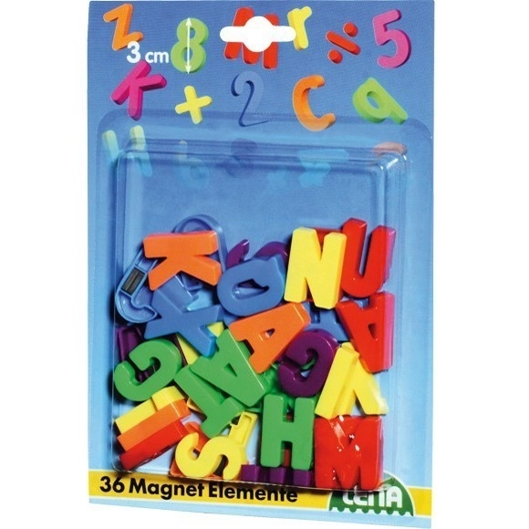 Store magnetiske bogstaver 36 stk