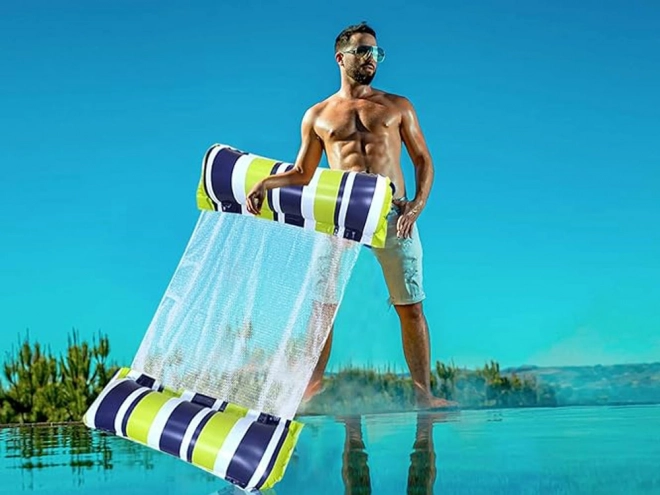 Oppustelig vand gynge net til pool og strand