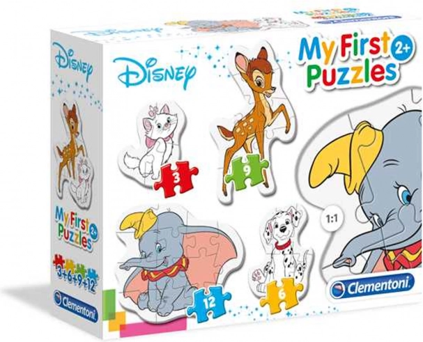 mine første puslespil disney dyrevenner clementoni