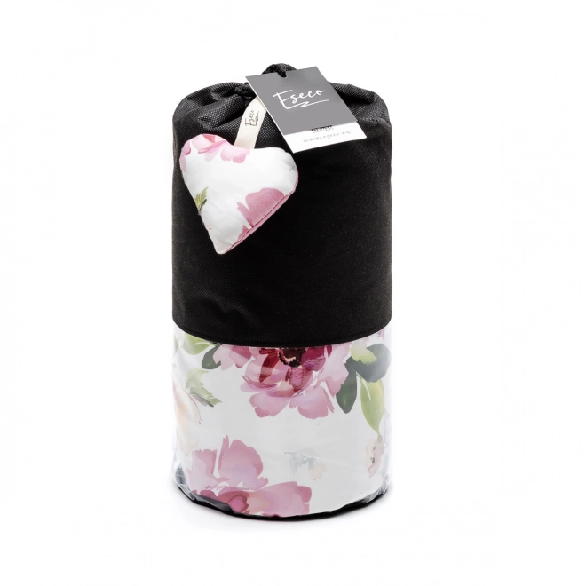 T-Tomi dunpude med blomsterdesign