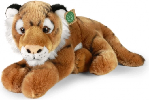 plys tiger liggende 36 cm miljøvenlig