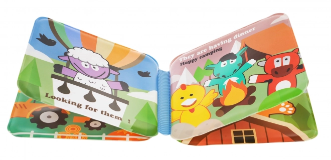 Sæt af gummidukker til gård + brochure
