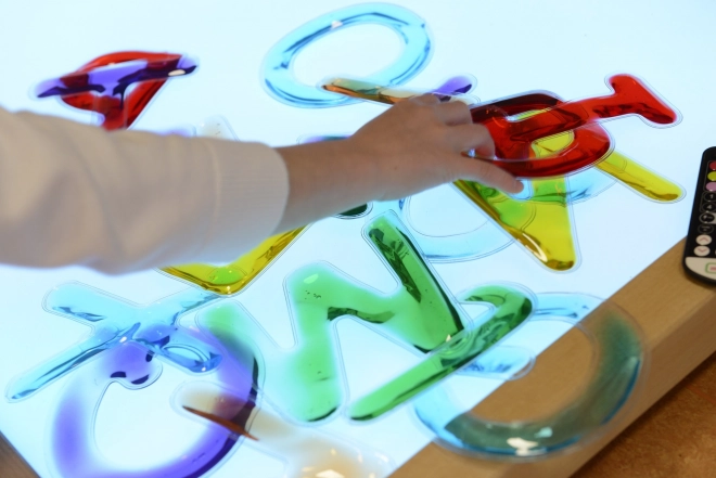 Masterkidz Kvadratisk LED lyspanel farverig + tilbehørssæt