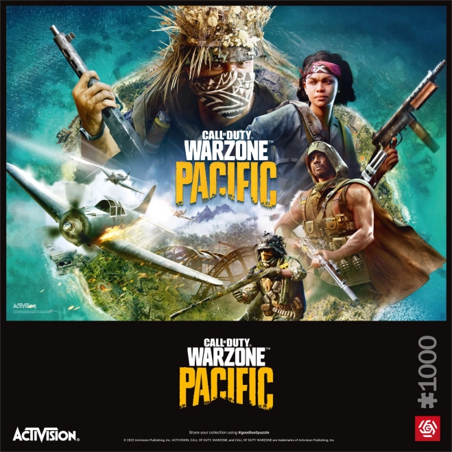 Puslespil Call of Duty: Warzone Pacific 1000 brikker