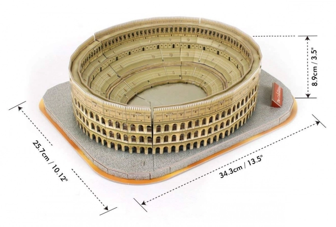 3D puslespil CubicFun National Geographic Colosseum 131 brikker