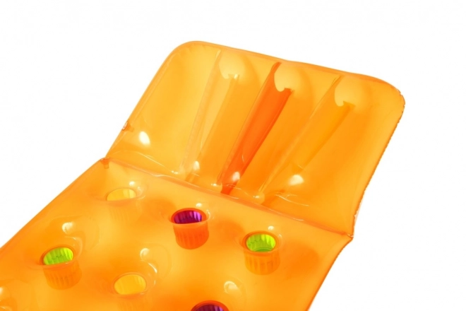 Oppustelig madras med pude Sommerglæde Bestway – Orange