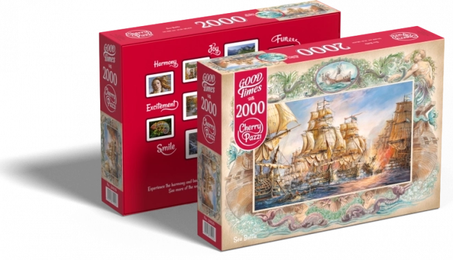Puslespil Søslag 2000 Brikker CHERRY PAZZI