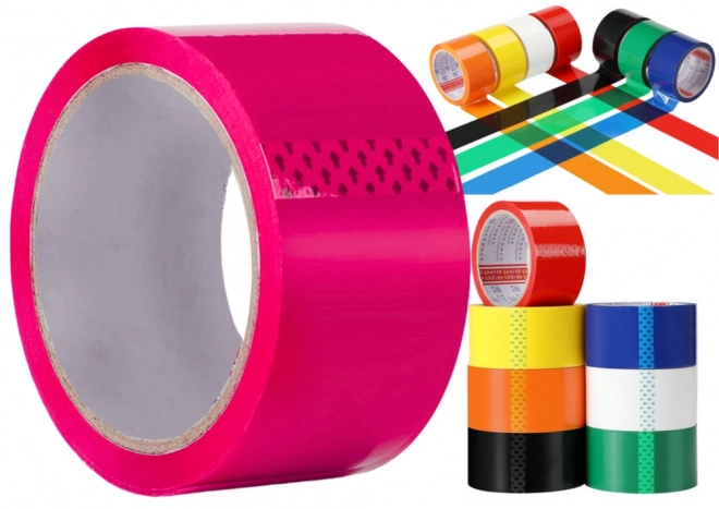 Pink akryl emballage tape
