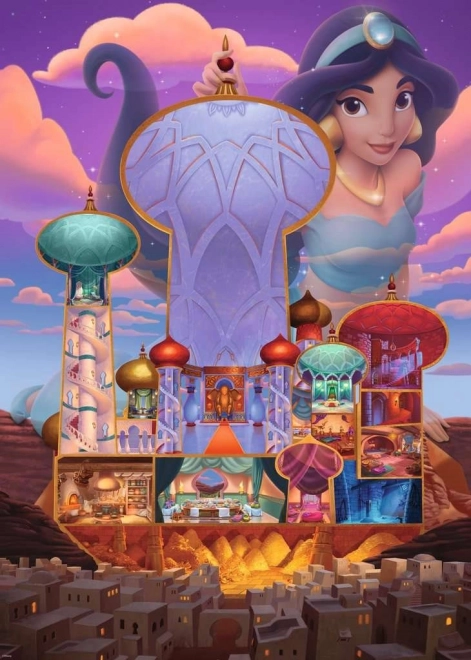 Puslespil 1000 brikker Disney med Jasmin