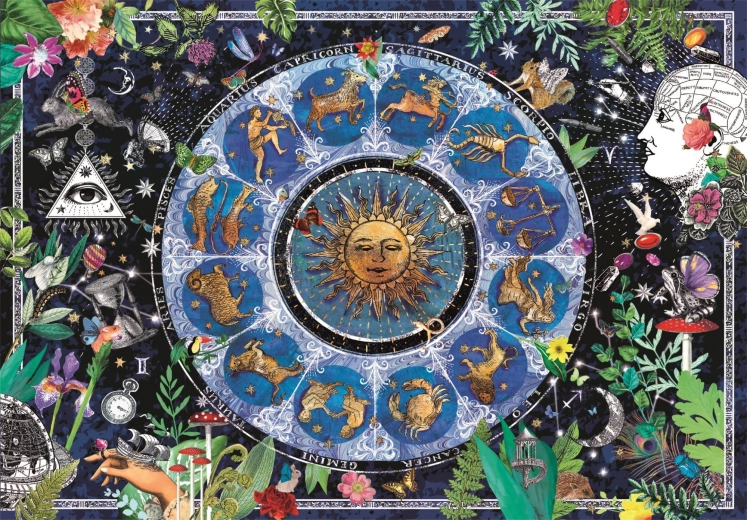 Clementoni puslespil Astrologisk kort 1000 brikker