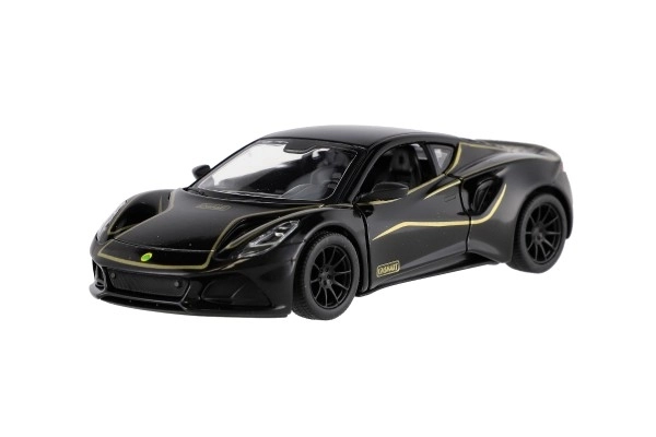 Auto Kinsmart Lotus Emira 1:38 metal/plast 12,5cm 3 farver med tilbagespoling 12 stk i kassen
