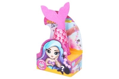 Slime formbar havfrue pink glitter 250 ml