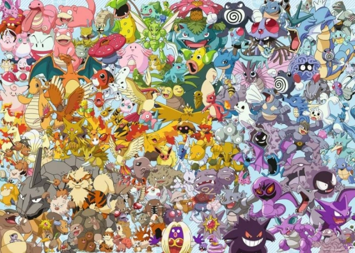 Puslespil 1000 brikker POKEMON challenge – RAVENSBURGER