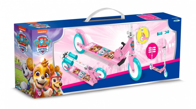 Tohjulet løbehjul Paw Patrol pink