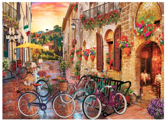 Puslespil Cykel i Toscana 1000 brikker