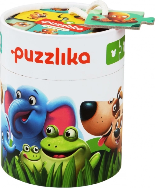 Puzzlika Min familie – læringspuslespil til børn, 20 brikker