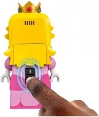Interaktiv LEGO Peach-figur med skærm og lyde