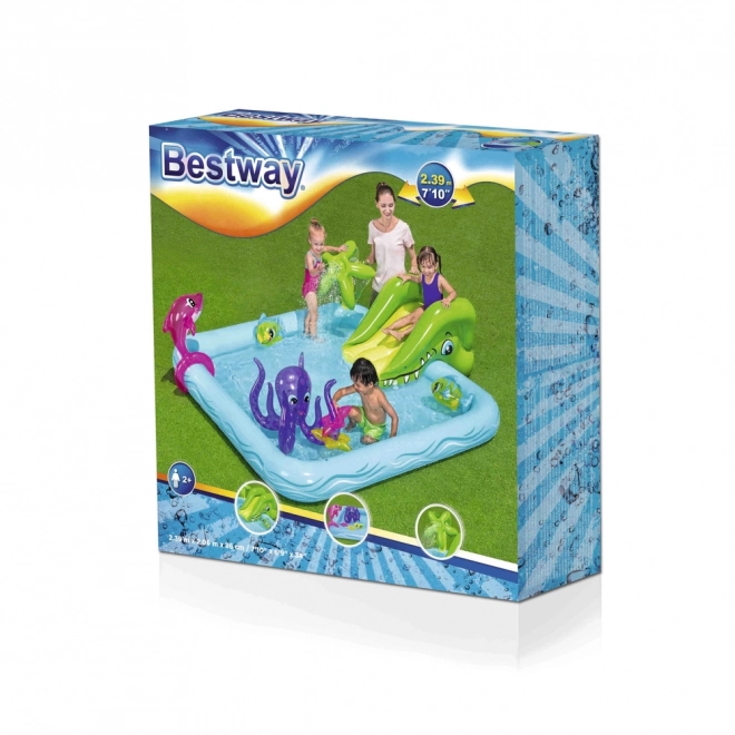 Børneoppustelig vandland med havdyr Bestway