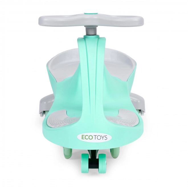 Wiggle Car med lysende hjul grøn ECOTOYS