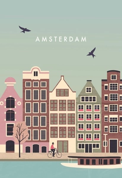 Puslespil Amsterdam 99 brikker fra Ravensburger