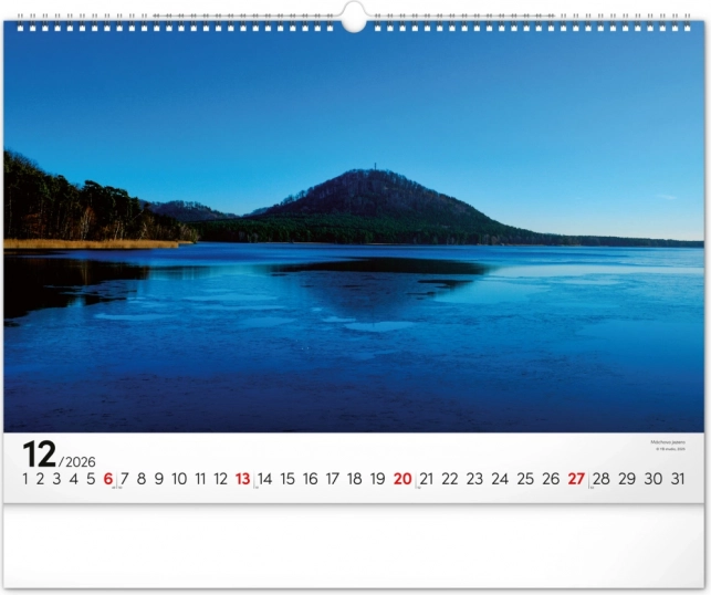 Vægkalender Panoramata Tjekkiet 2026