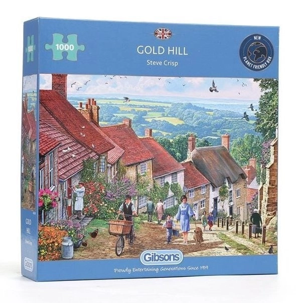 GIBSONS Puslespil Gold Hill, England 1000 brikker