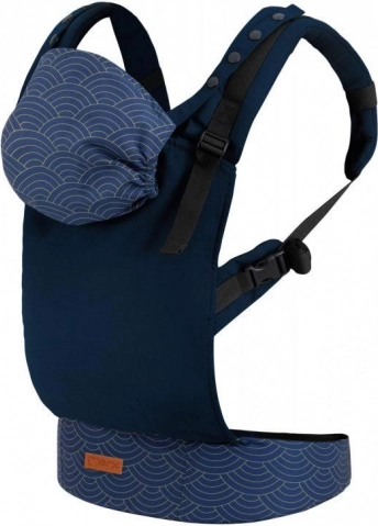 ergonomisk bæresele MoMi Collet blå