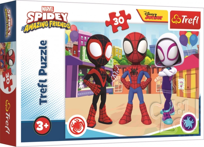 TREFL Puslespil Spidey og hans fantastiske venner 30 brikker