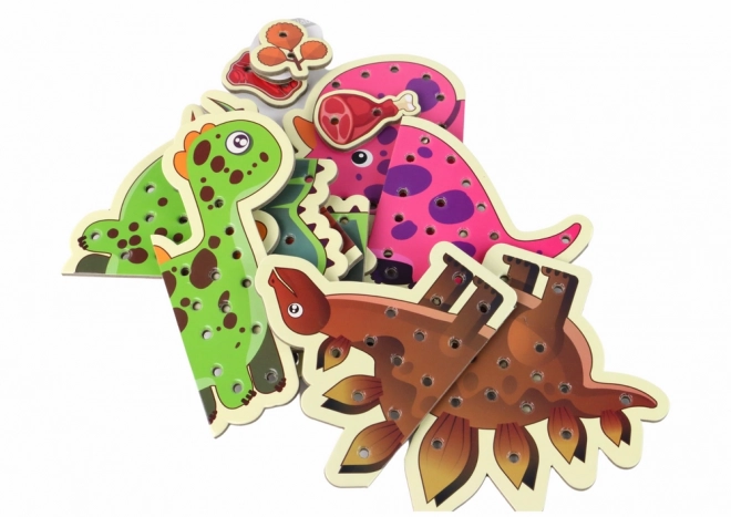 Dinosaurernes Rige - Træ Snørings Legetøj