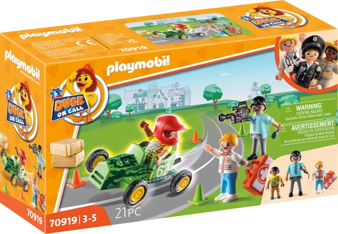 Playmobil Duck On Call Redningsaktion Hjælp til køreren