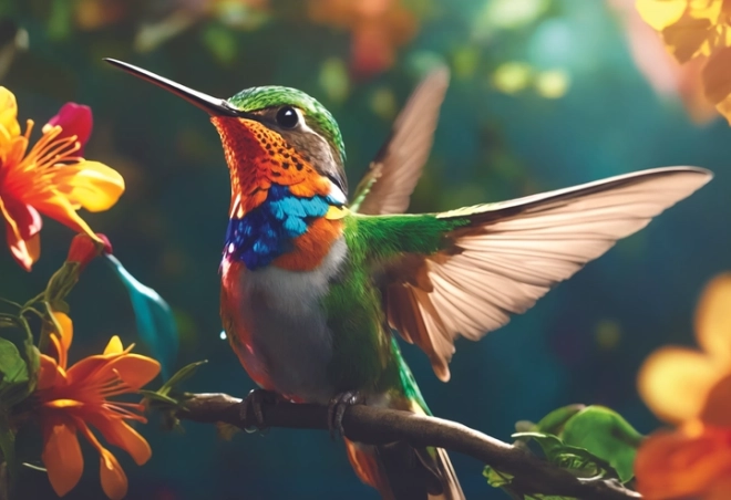 Puslespil Natur: Kolibri 250 Brikker