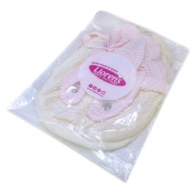 Llorens M843-20 tøj til dukke baby NEW BORN størrelse 43-44 cm