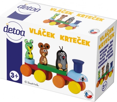 Krtek tog trælegetøj