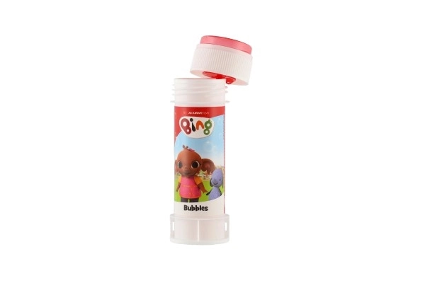 Sæbebobler 60ml Kaninen Bing mix farver i plastikflaske 4x11cm