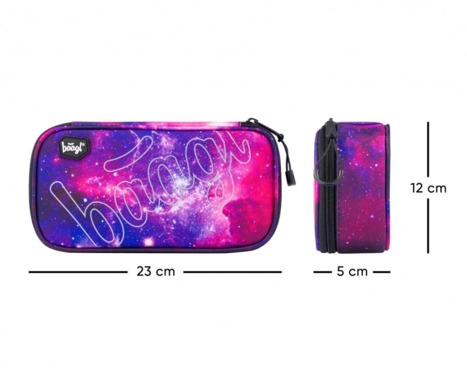 BAAGL Penal etui Skate Galaxy